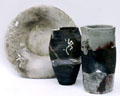Raku Plates and Vases